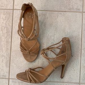 Tan, Strapy heels
